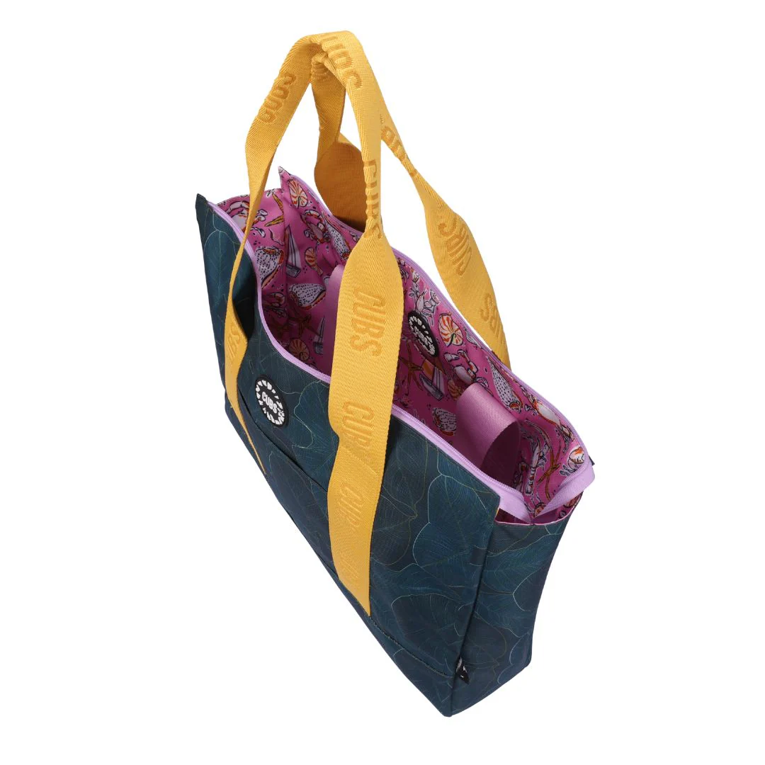 Leaves & Sea Shells Double Face Tote Bag 19 L - Image 6