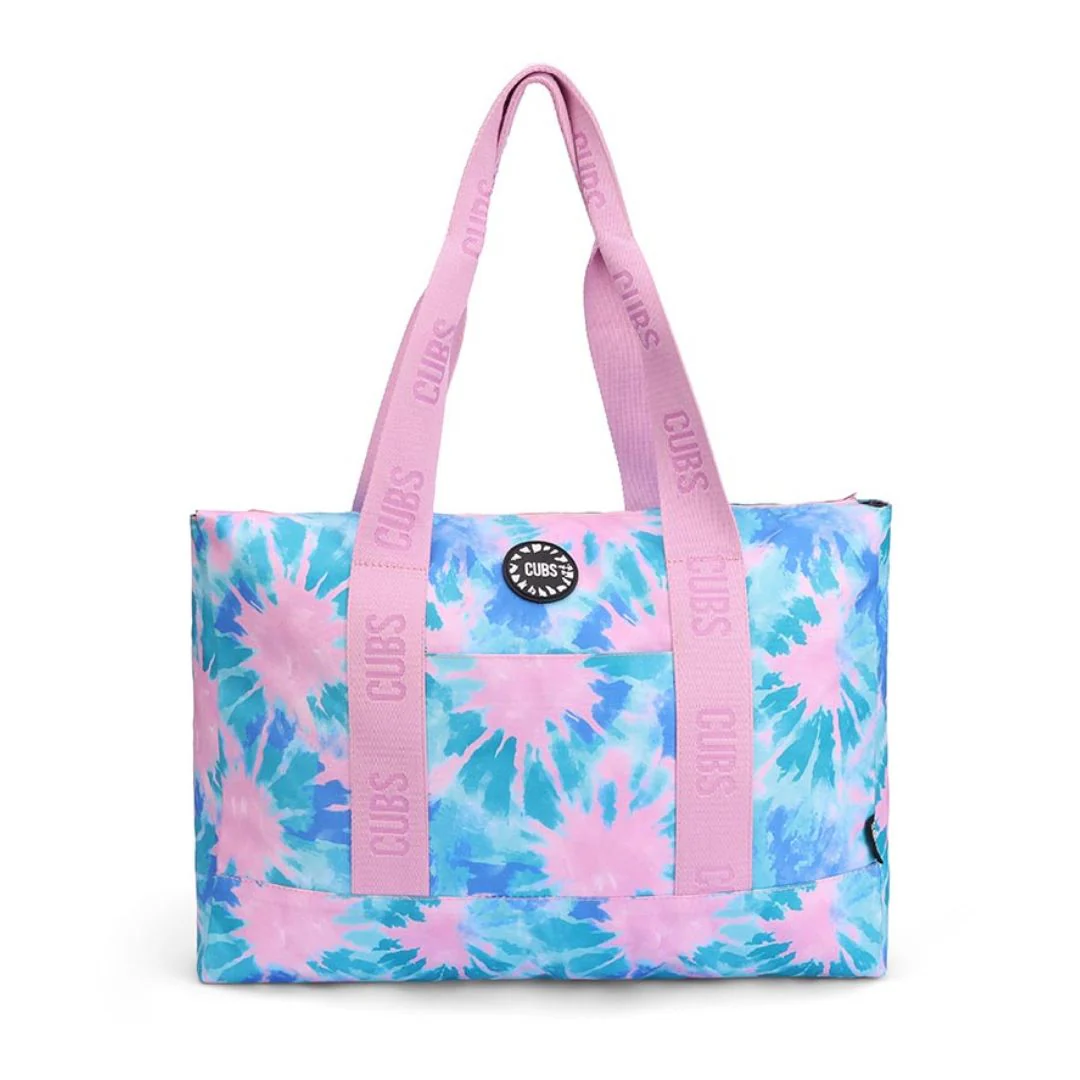 Colorful Vibes and Tie Dye Double Face Tote Bag 19 L - Image 2
