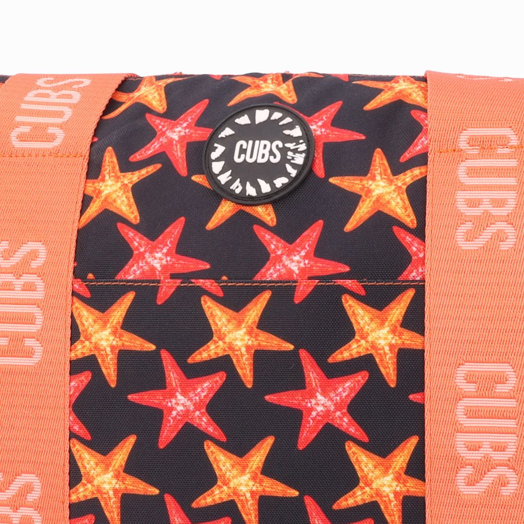 Tie Dye and Black Stars Double Face Tote Bag 19 L - Image 5
