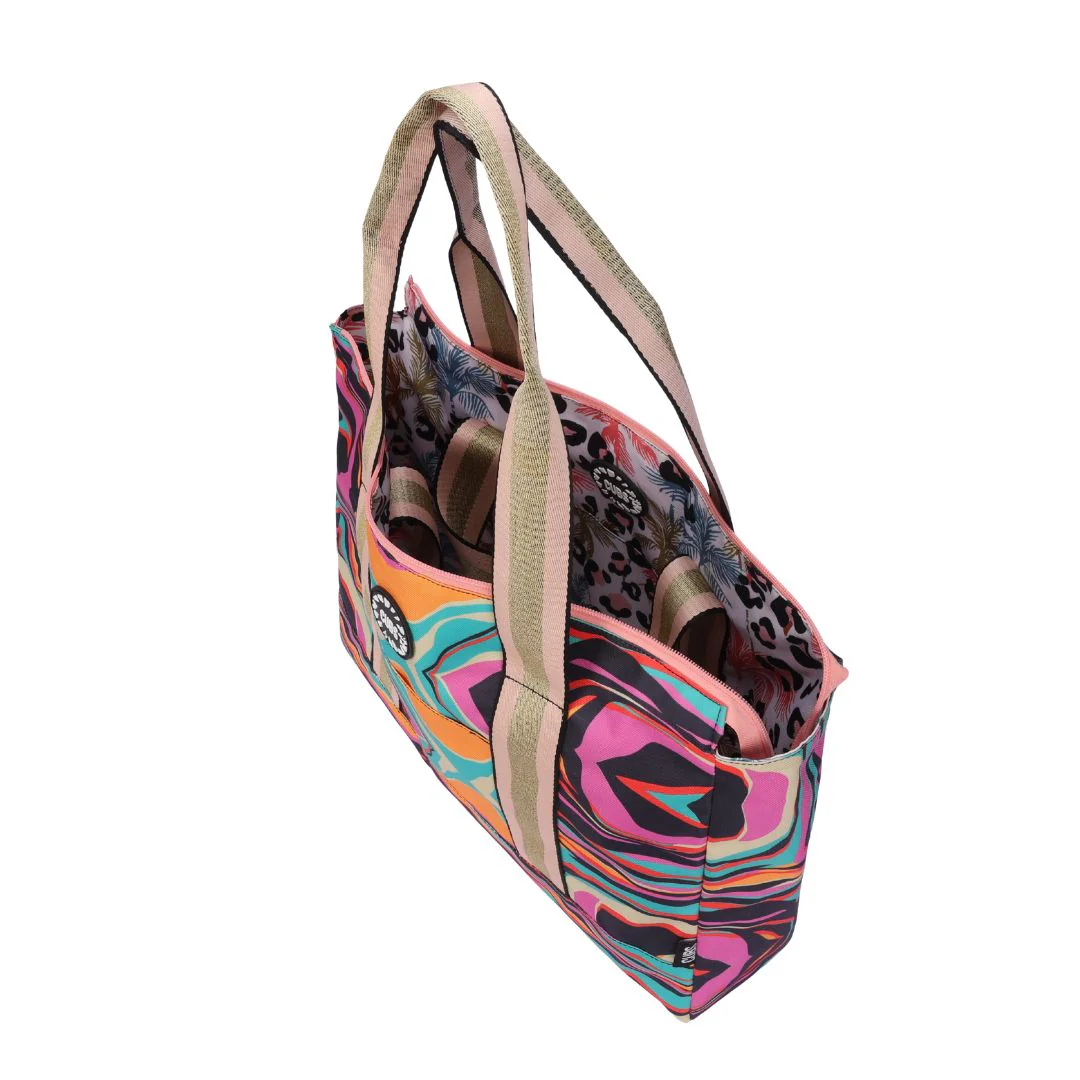 Shades of Brown Vibes Double Face Tote Bag 19 L - Image 3