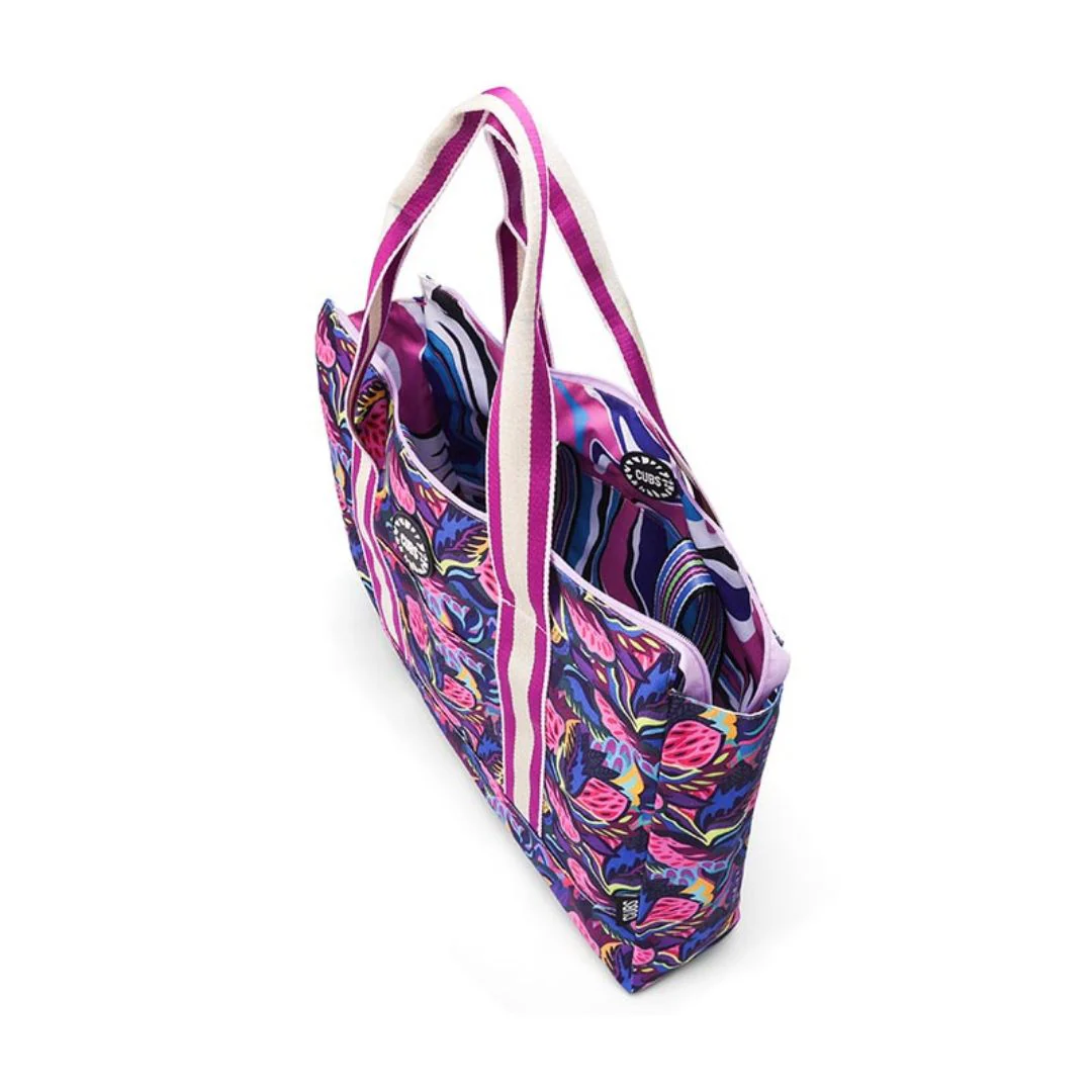 Vibes of Purple Double Face Tote Bag 19 L - Image 3