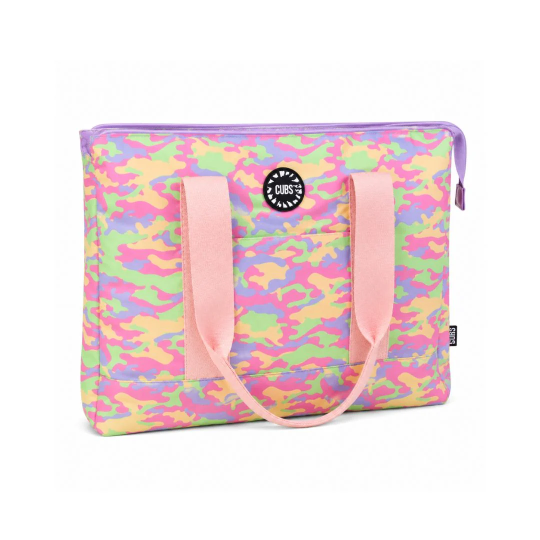 Lilac Sparks and Girly Camo Double Face Tote Bag 19 L - Image 2