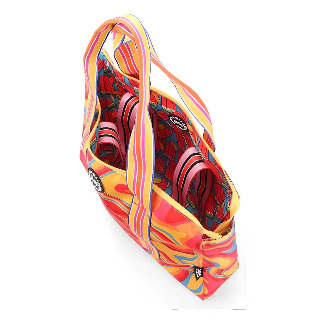 Ice-Cream and Water Colors Double Face Tote Bag 19 L - Image 6