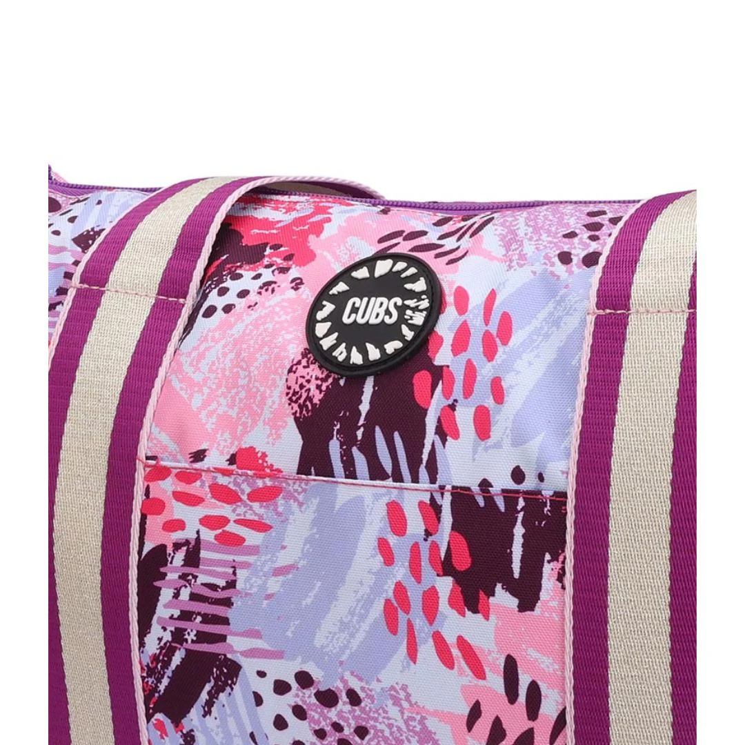 Purple Art and Ice-Cream Double Face Tote Bag 19 L - Image 5