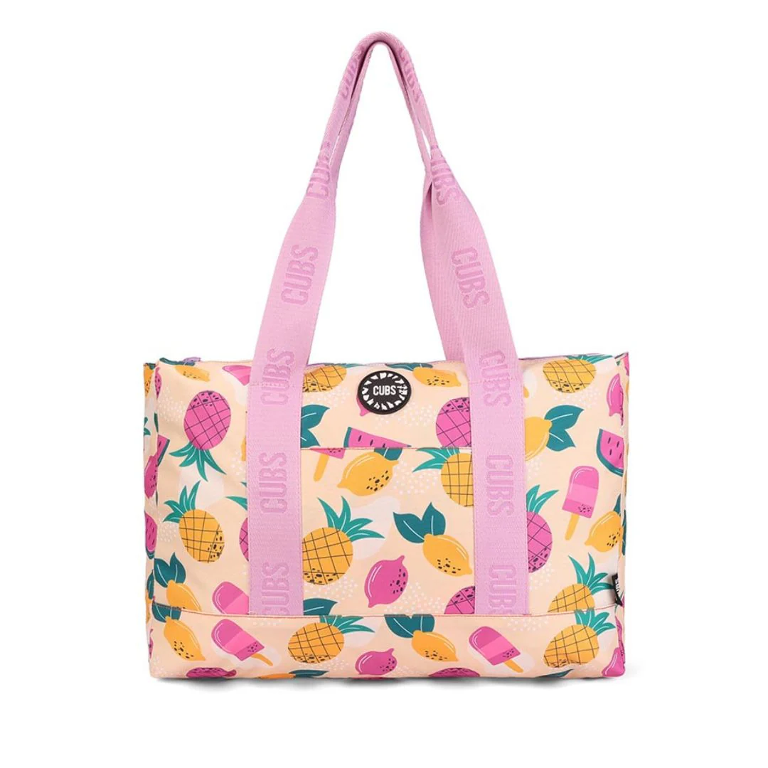 Fruits and Flamingos Double Face Tote Bag 19 L - Image 2