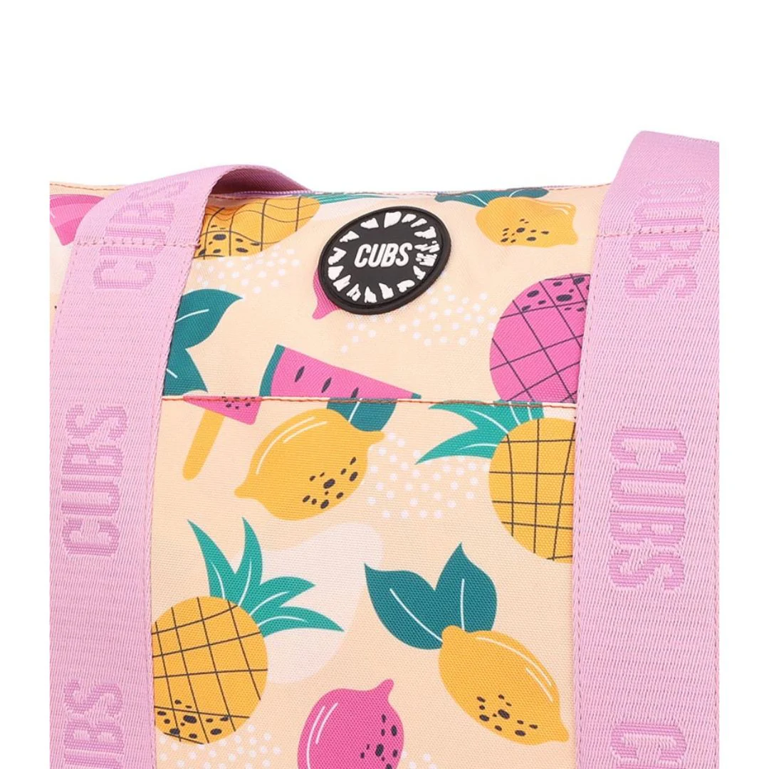 Fruits and Flamingos Double Face Tote Bag 19 L - Image 4