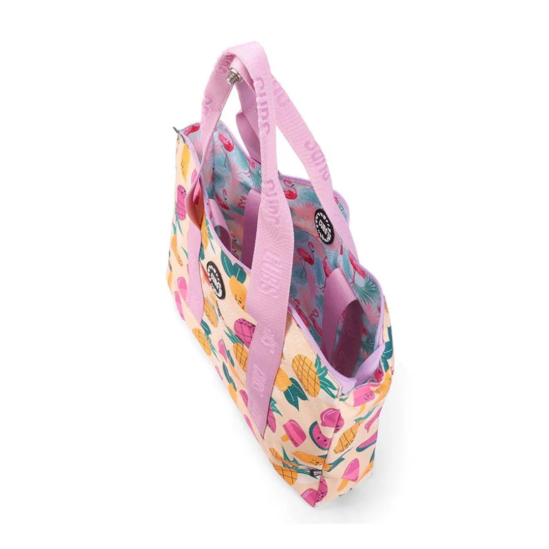 Fruits and Flamingos Double Face Tote Bag 19 L - Image 5