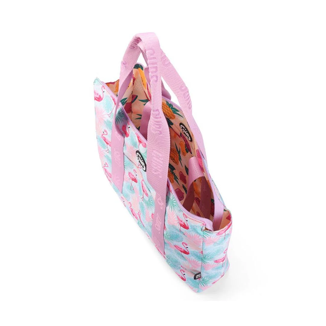 Fruits and Flamingos Double Face Tote Bag 19 L - Image 6