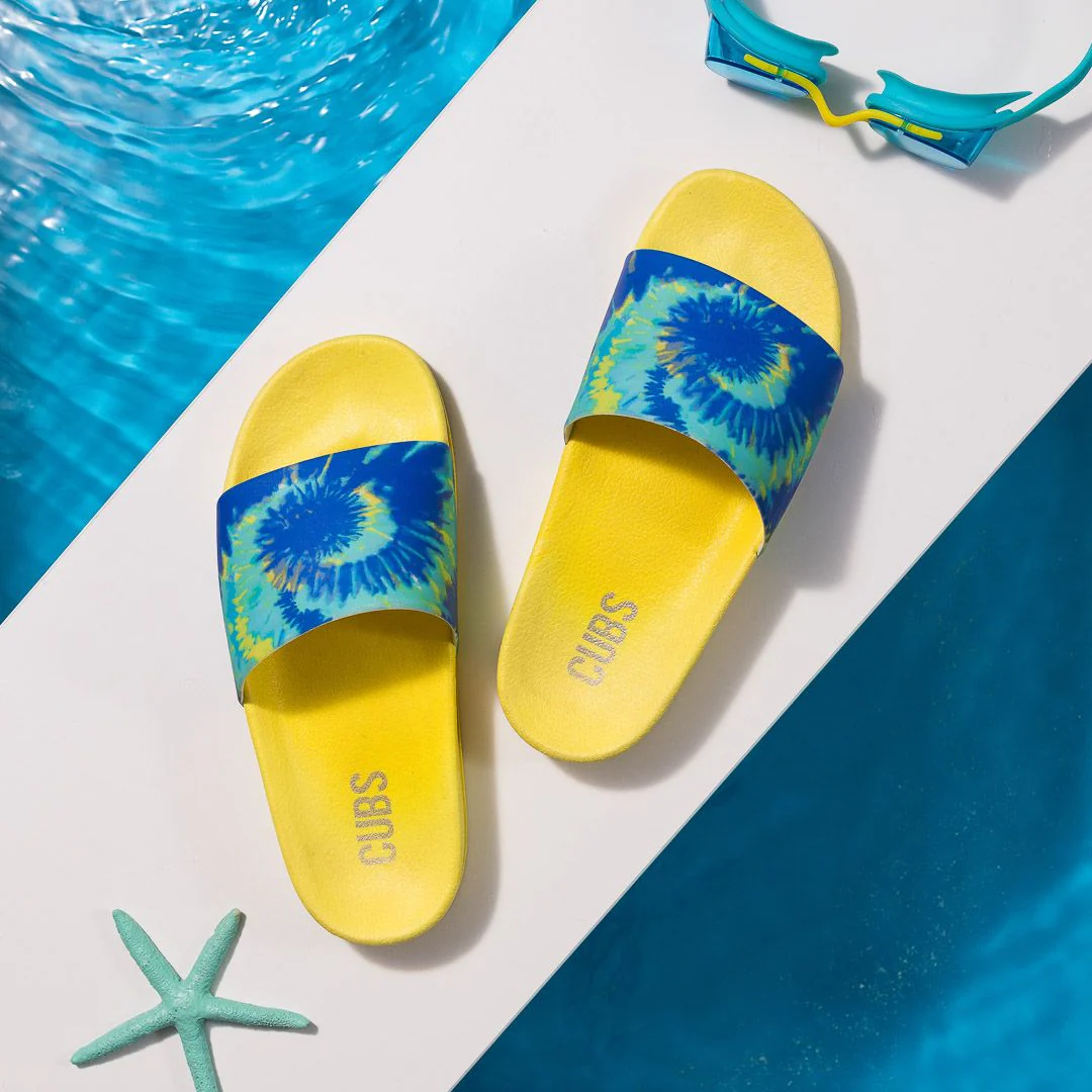 Lemon Tree Tie Dye Slides - Image 2