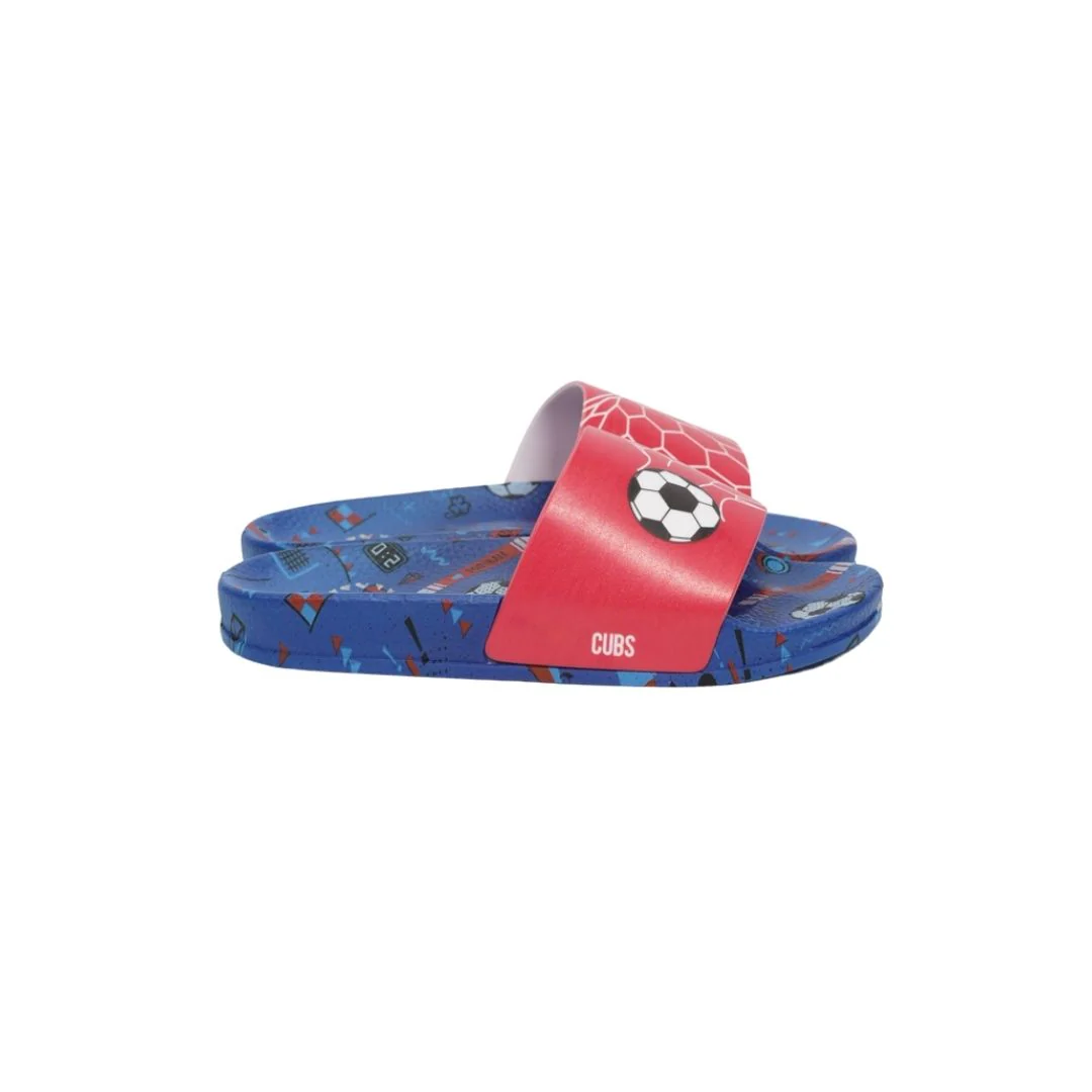 Red Football Goal Navy Slides - Image 3