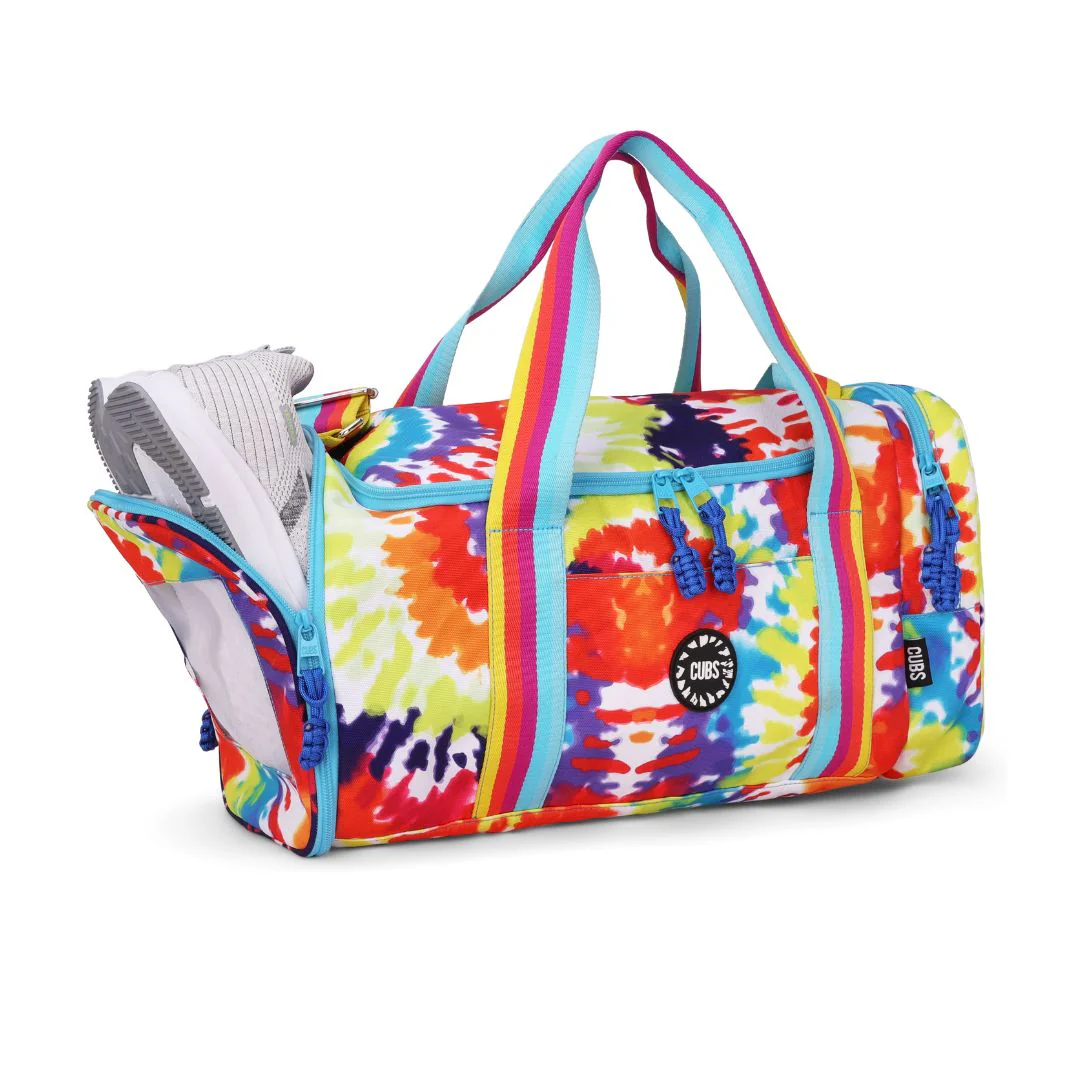 Happy Tie Dye Large Duffle Two Pockets - Image 4