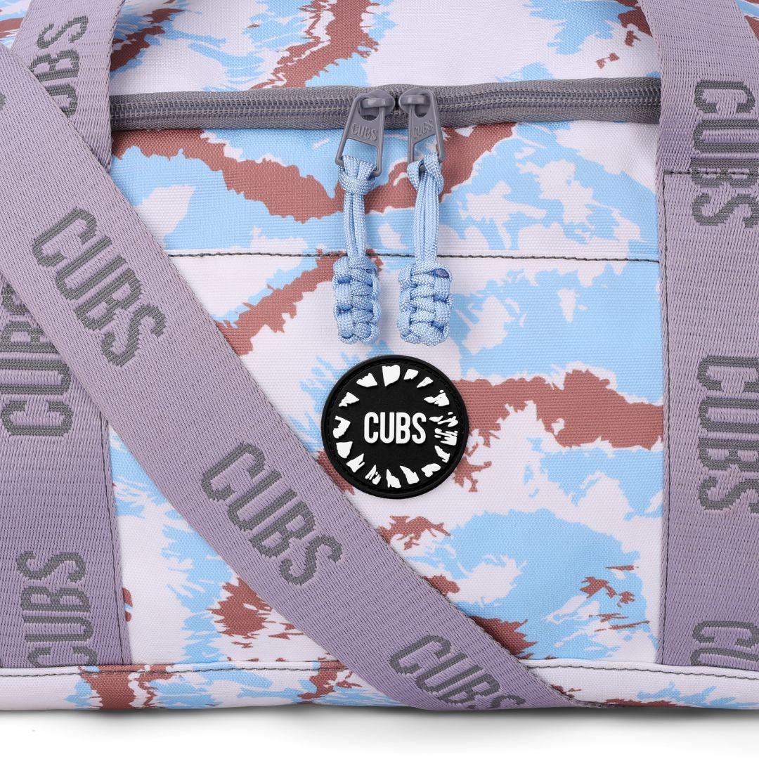 Baby Blue Tie Dye Large Duffle Two Pockets - Image 4