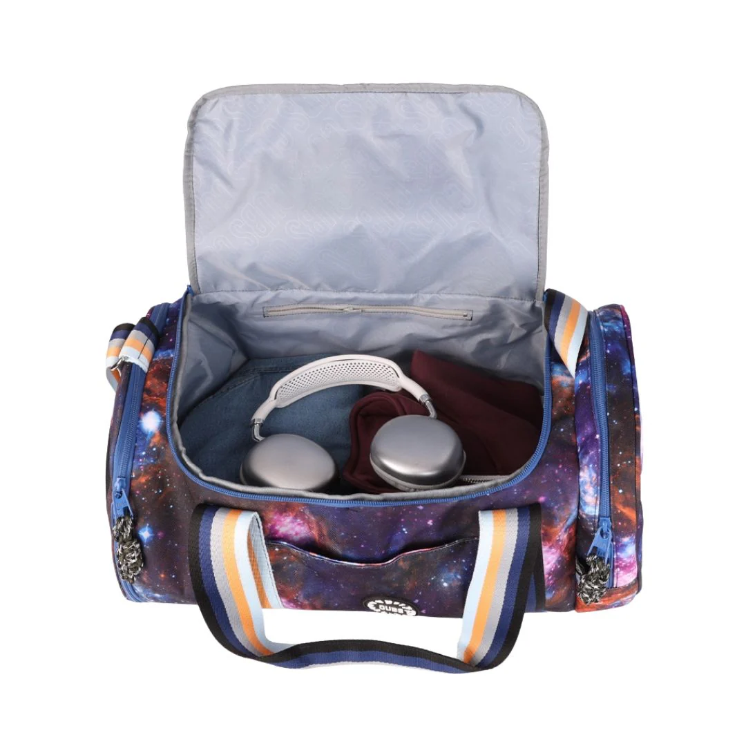 Purple Galaxy Large Duffle Two Pockets - Image 4