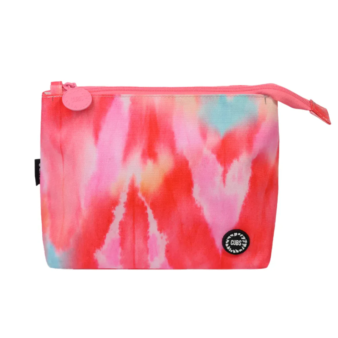 Red Tye Dye Medium Pouch - Image 2