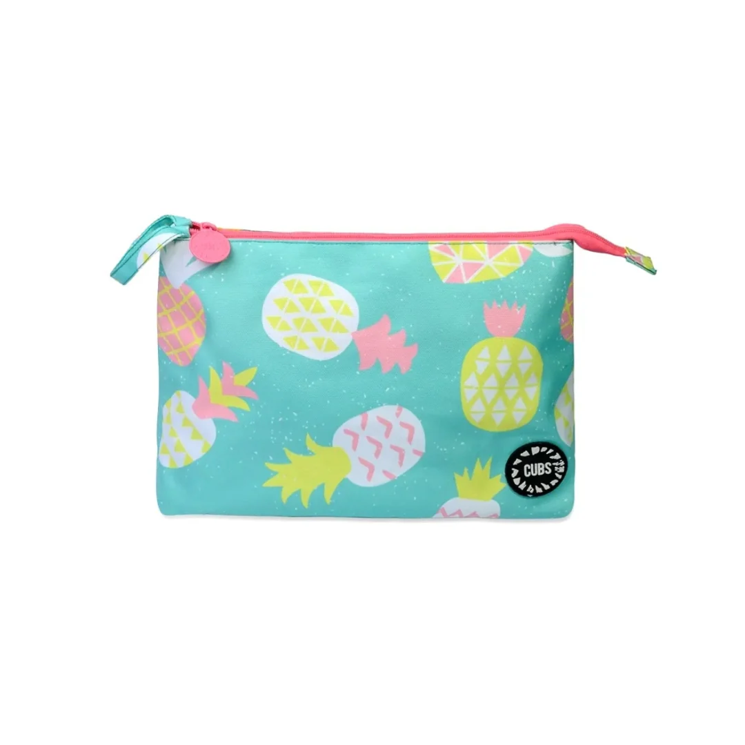 Pastel Pineapples Large Pouch