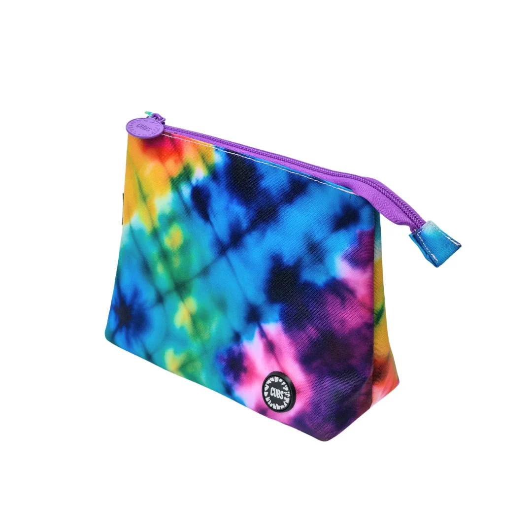 Deep Purple Tie Dye Medium Pouch - Image 2