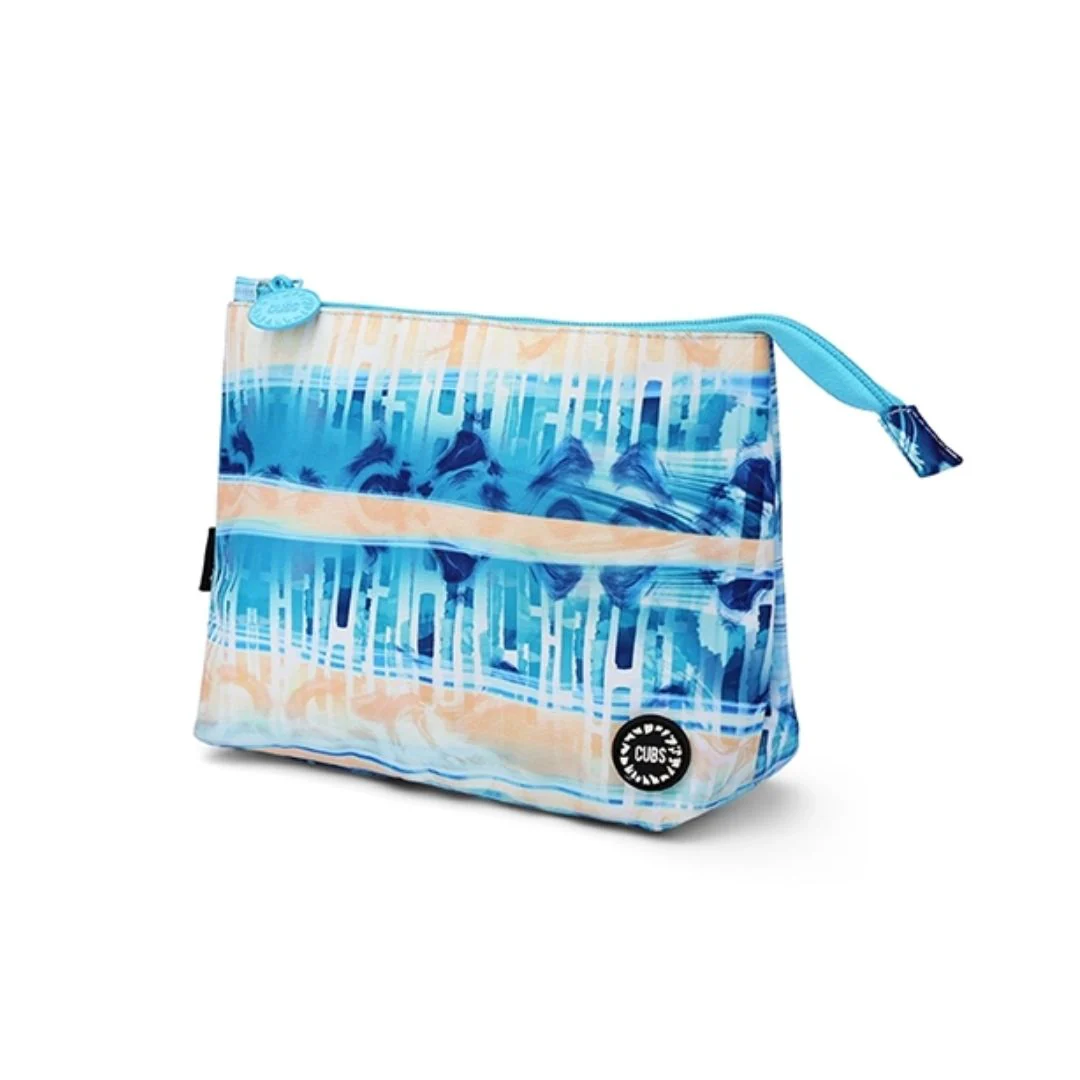 Blue & Peach Medium Pouch - Image 2