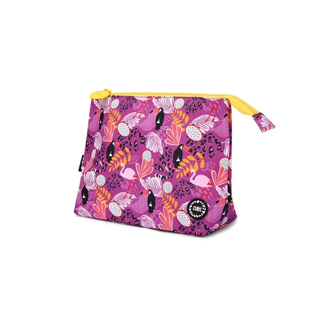 Purple Black Pigeons Medium Pouch - Image 2
