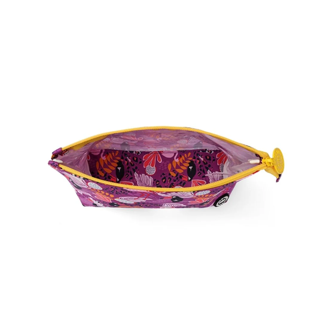 Purple Black Pigeons Medium Pouch - Image 3
