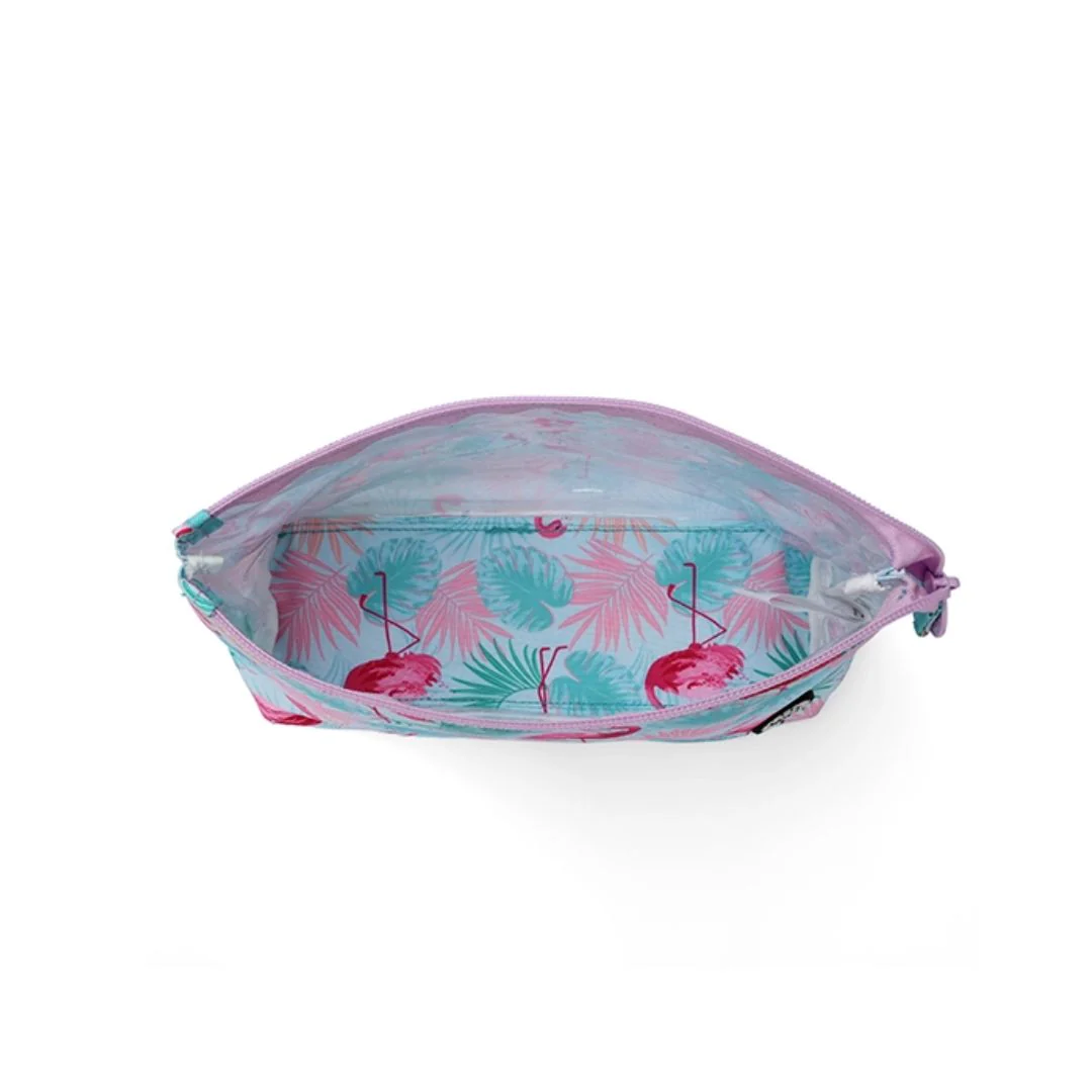 Flamingos in the Forest Large Pouches - Image 3