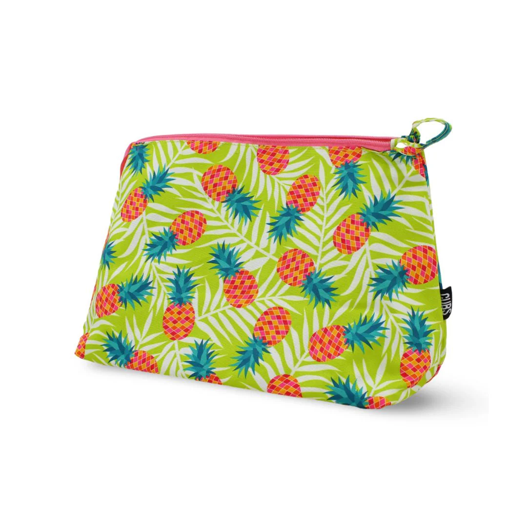 Yellow Pineapples Large Pouches - Image 2