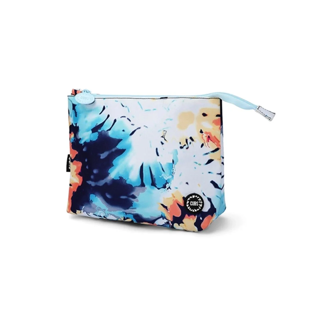 Bluish Tie Dye Medium Pouch - Image 2