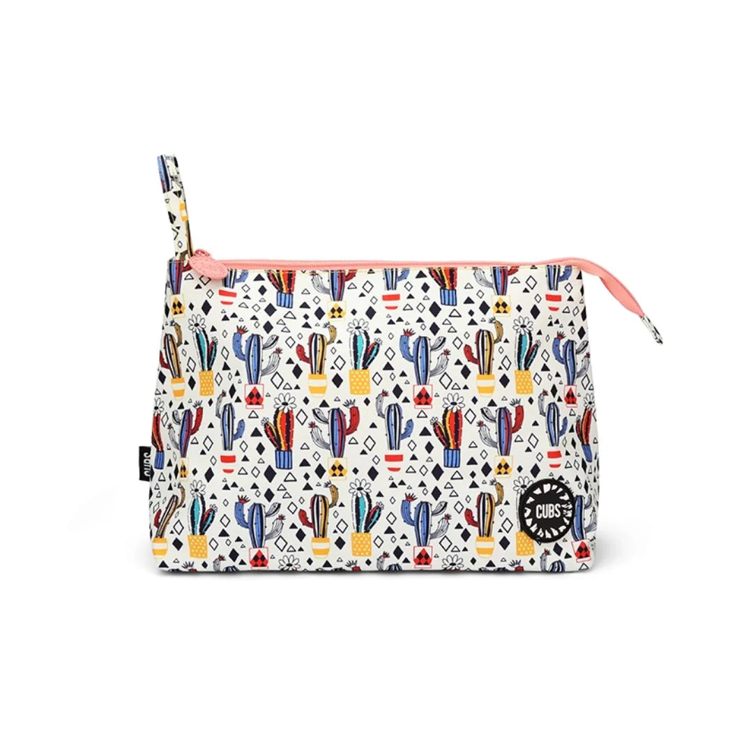 White Cactus Large Pouches