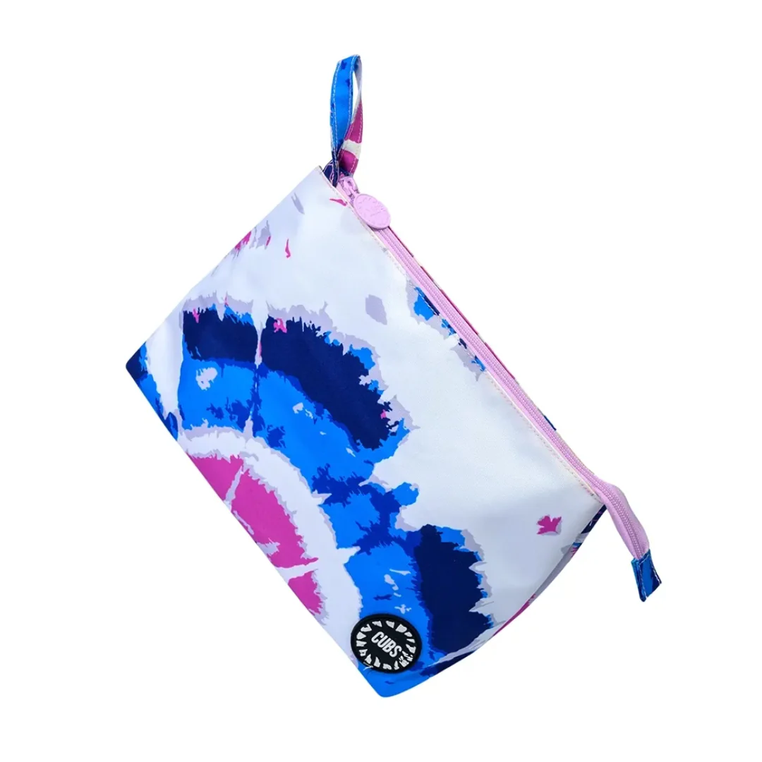 Blue Tie Dye Large Pouch - Image 2