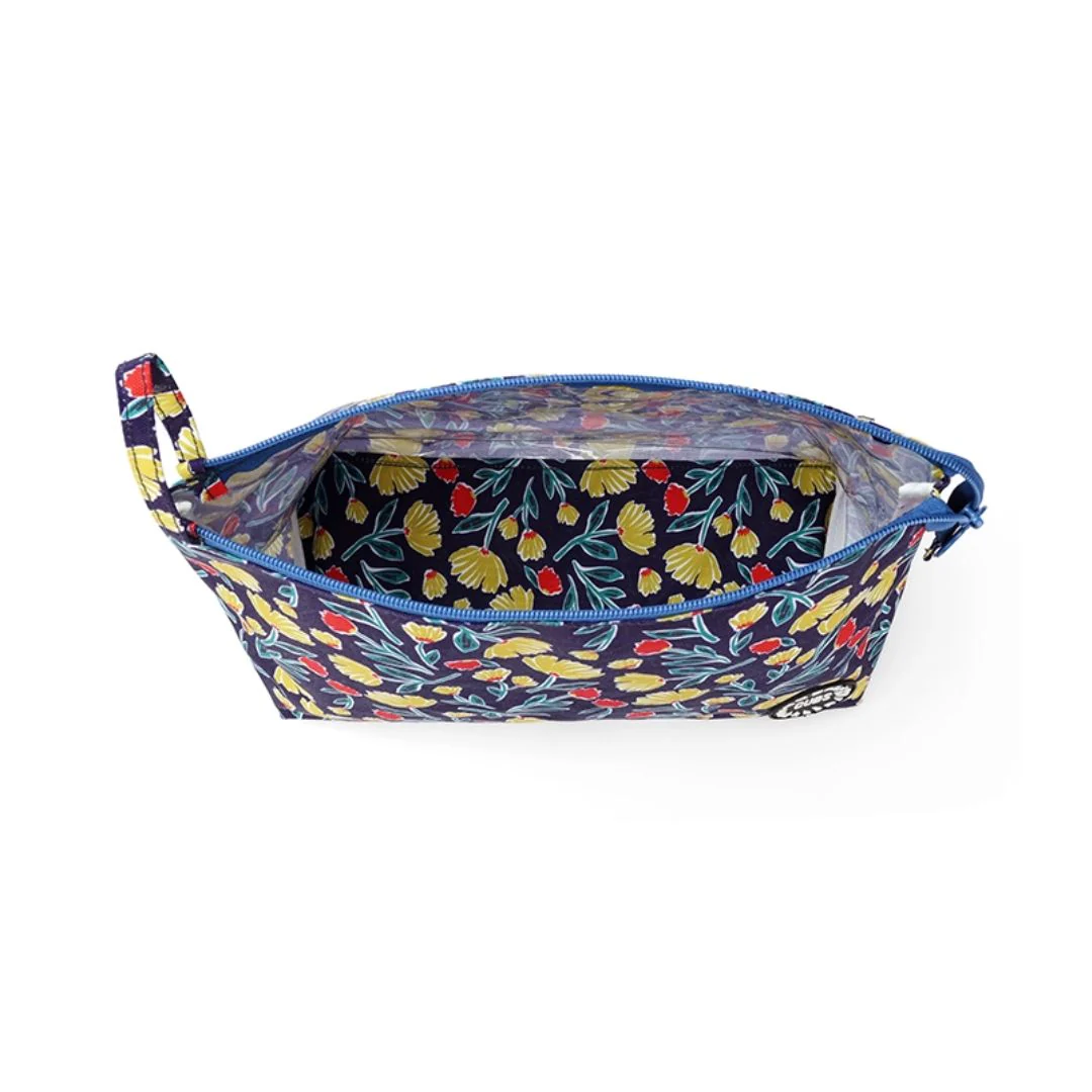Navy Garden Large Pouches - Image 2