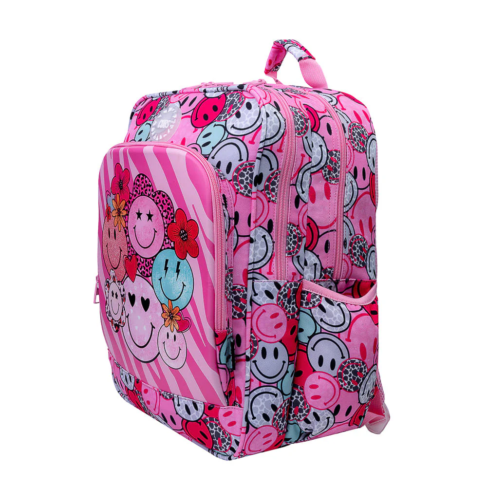 Pink Smiles Hard Top Backpack - Image 3