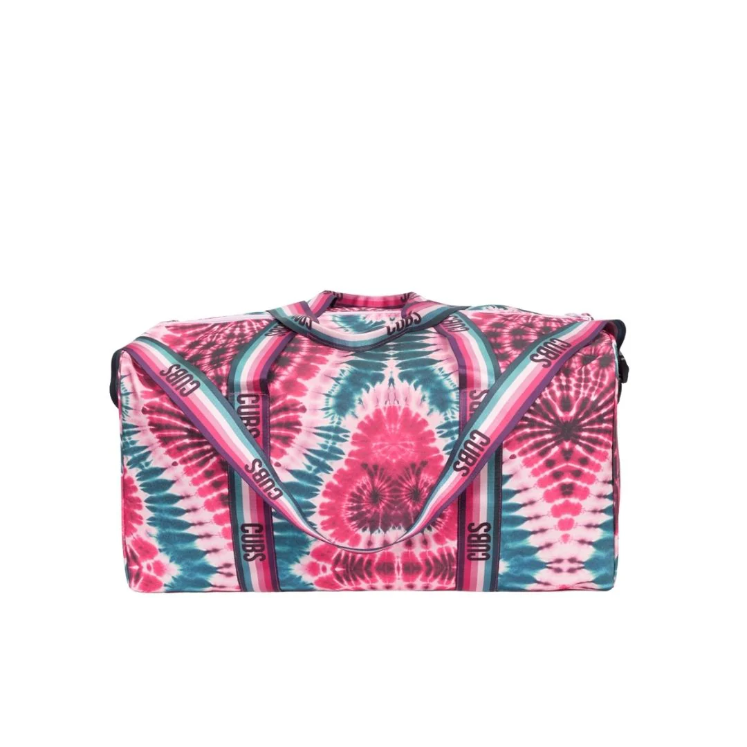 Burgandy Tie dyeduffle bag - Image 2