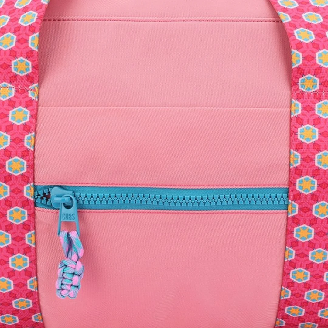 Bubblegum Pink Weekender Duffel Bag 63 L - Image 2