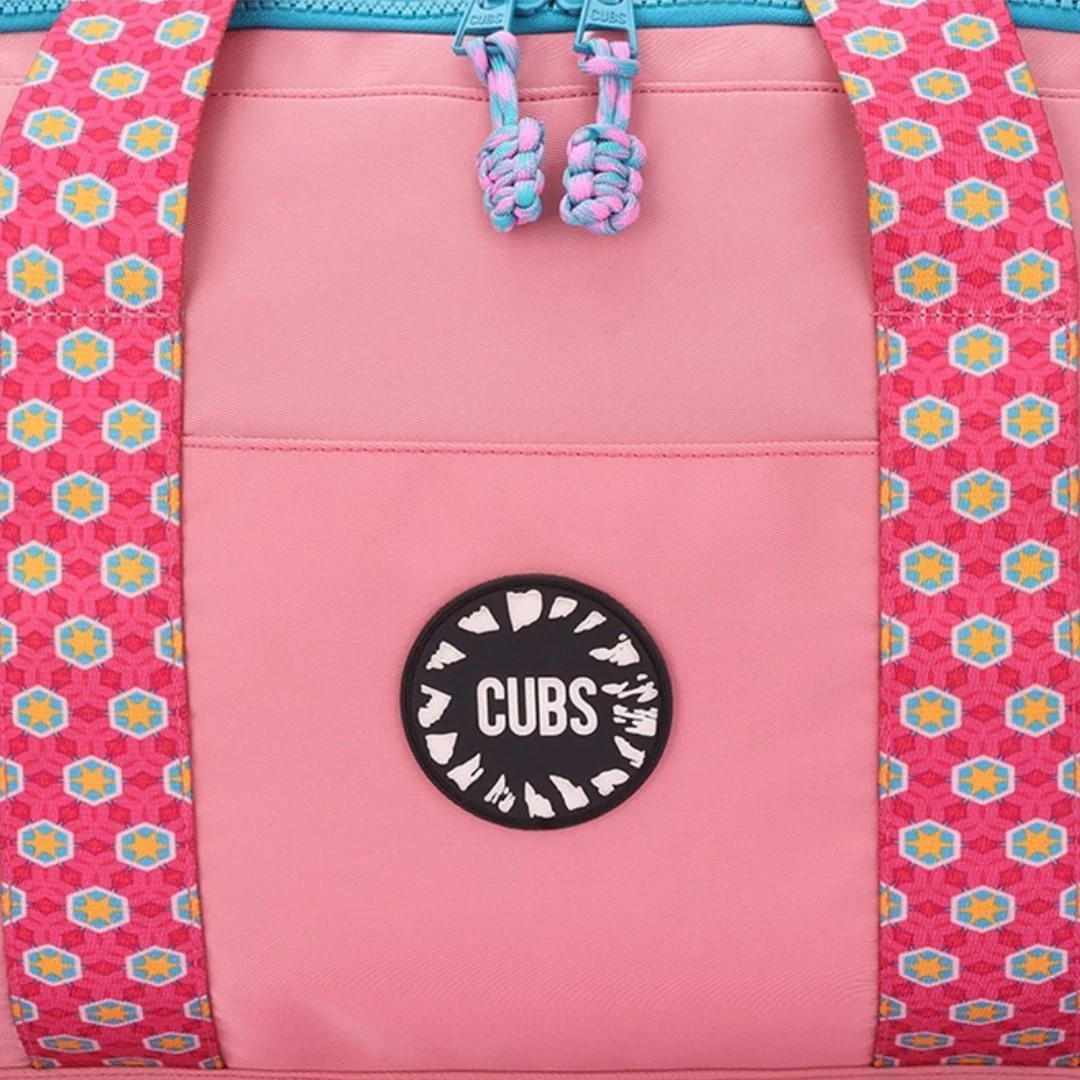 Bubblegum Pink Weekender Duffel Bag 63 L - Image 3