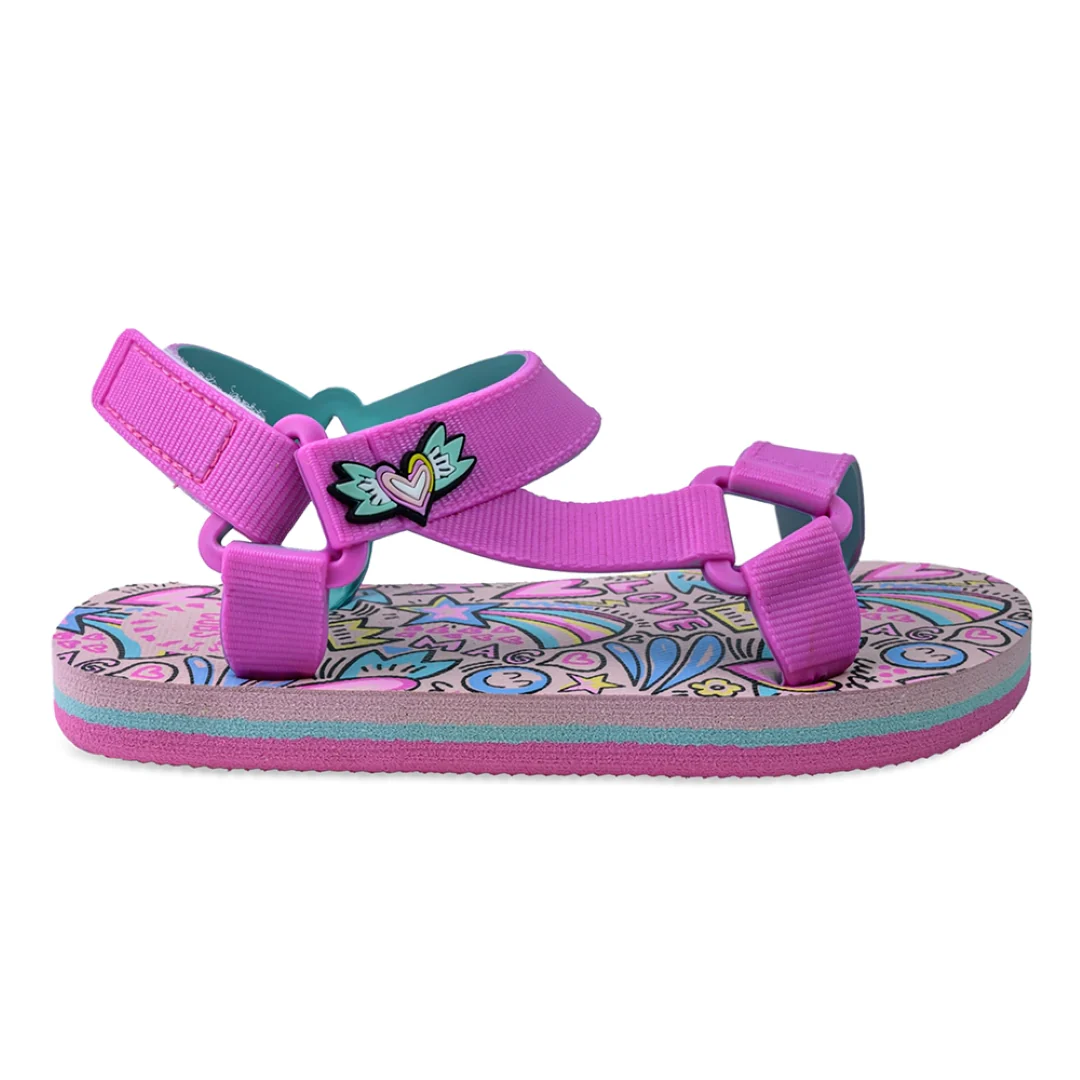 Hearts & Rainbows Sling Sandals - Image 3
