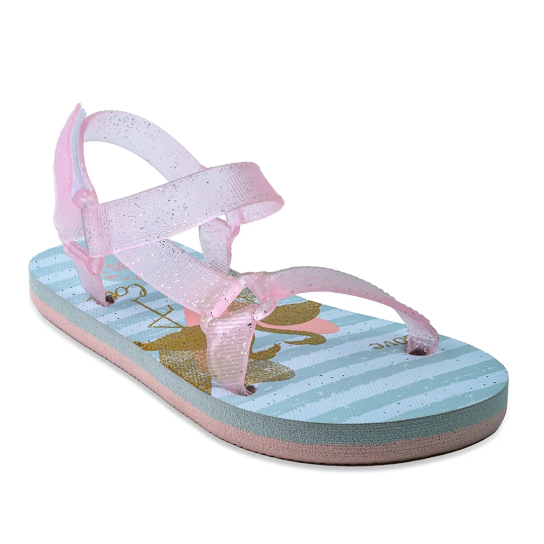 Golden Flamingo Sling Sandals - Image 4