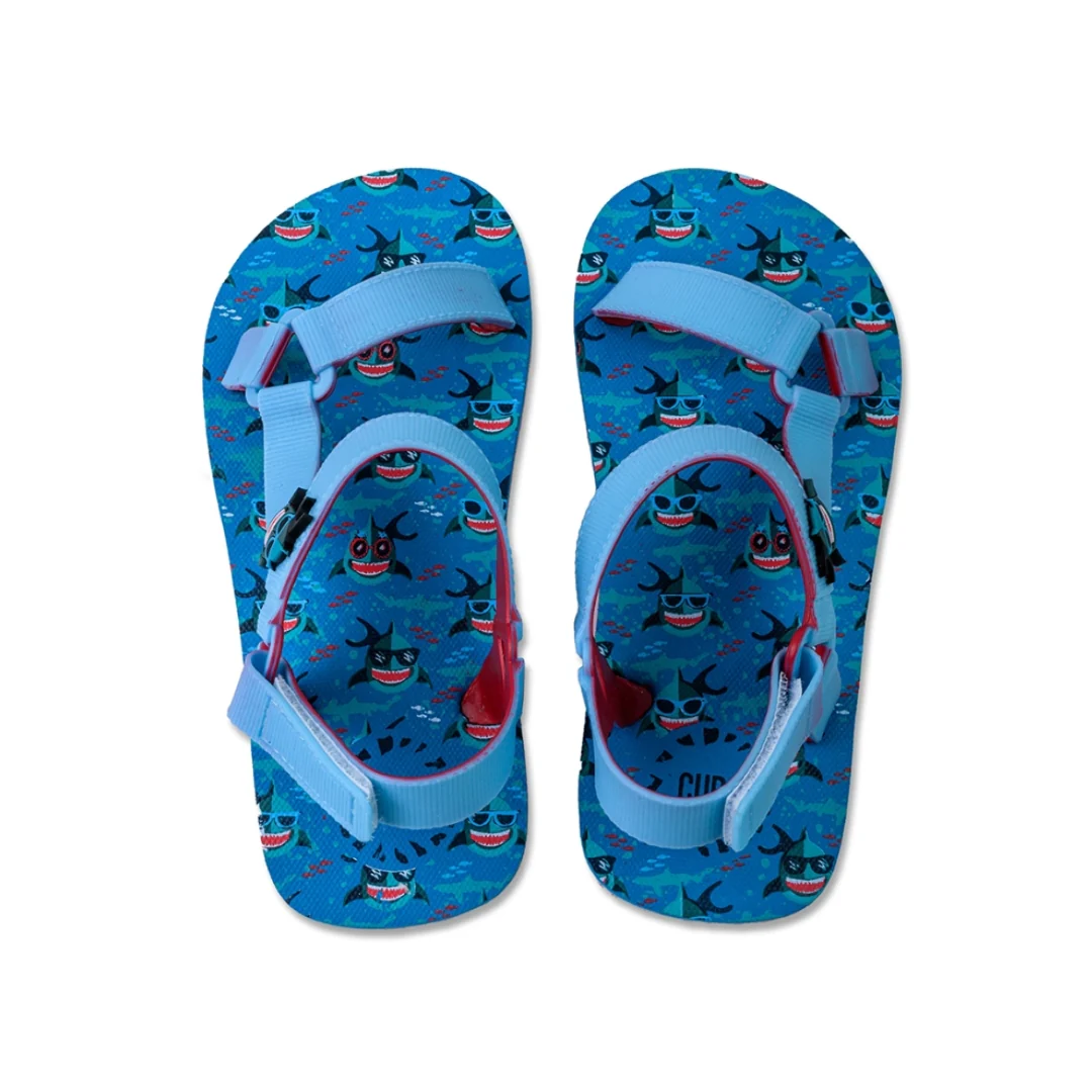 Dangerous Shark Sling Sandals