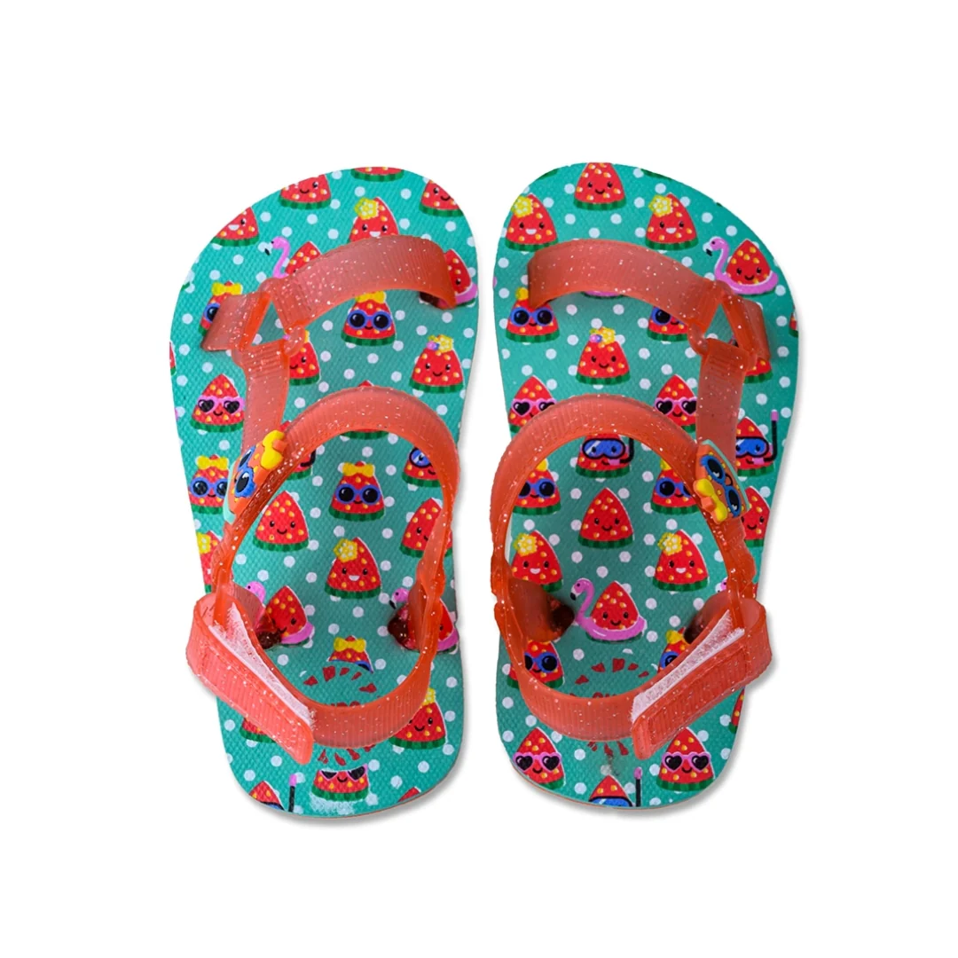 Dancing Water Melons Sling Sandals