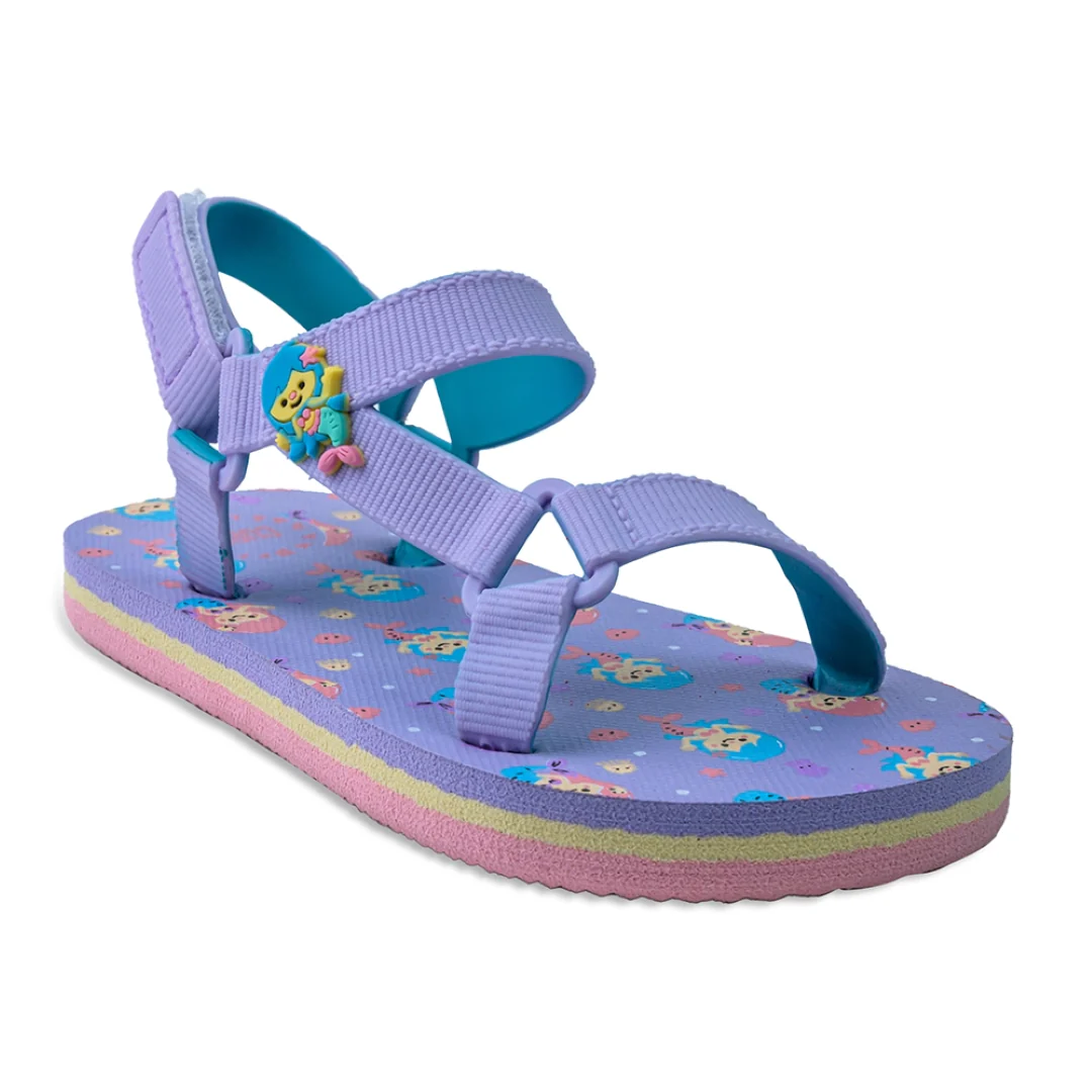Lilac Mermaid Sling Sandals - Image 3