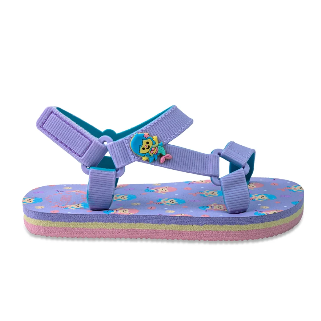Lilac Mermaid Sling Sandals - Image 4