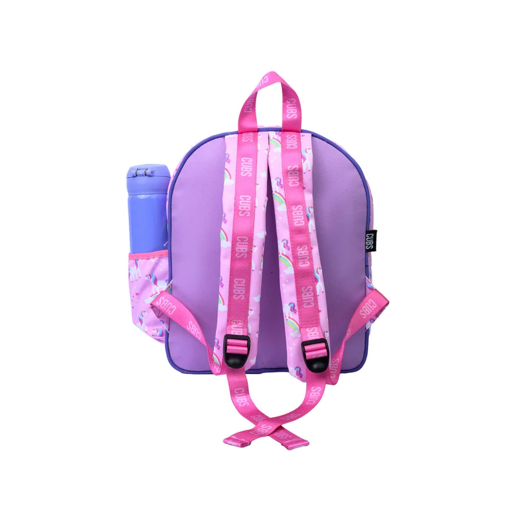 Pink Unicorn Letter A Nursery Backpack - Image 3