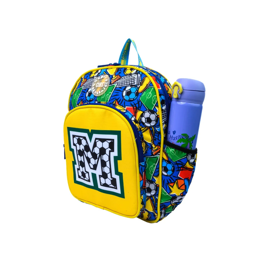 Football Fan Letter M Nursery Backpack - Image 2