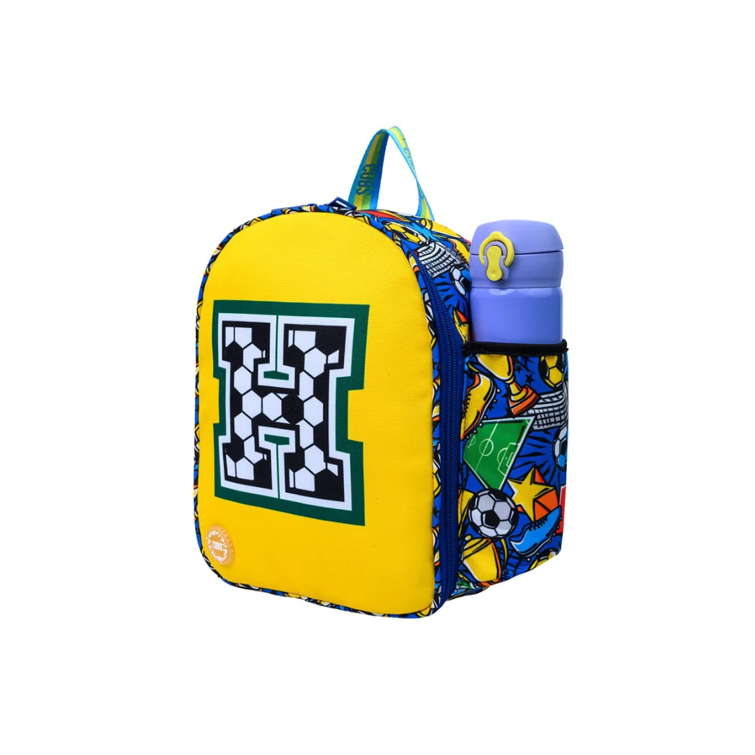 Football Fan Letter H Nursery Lunch Backpack - Image 2