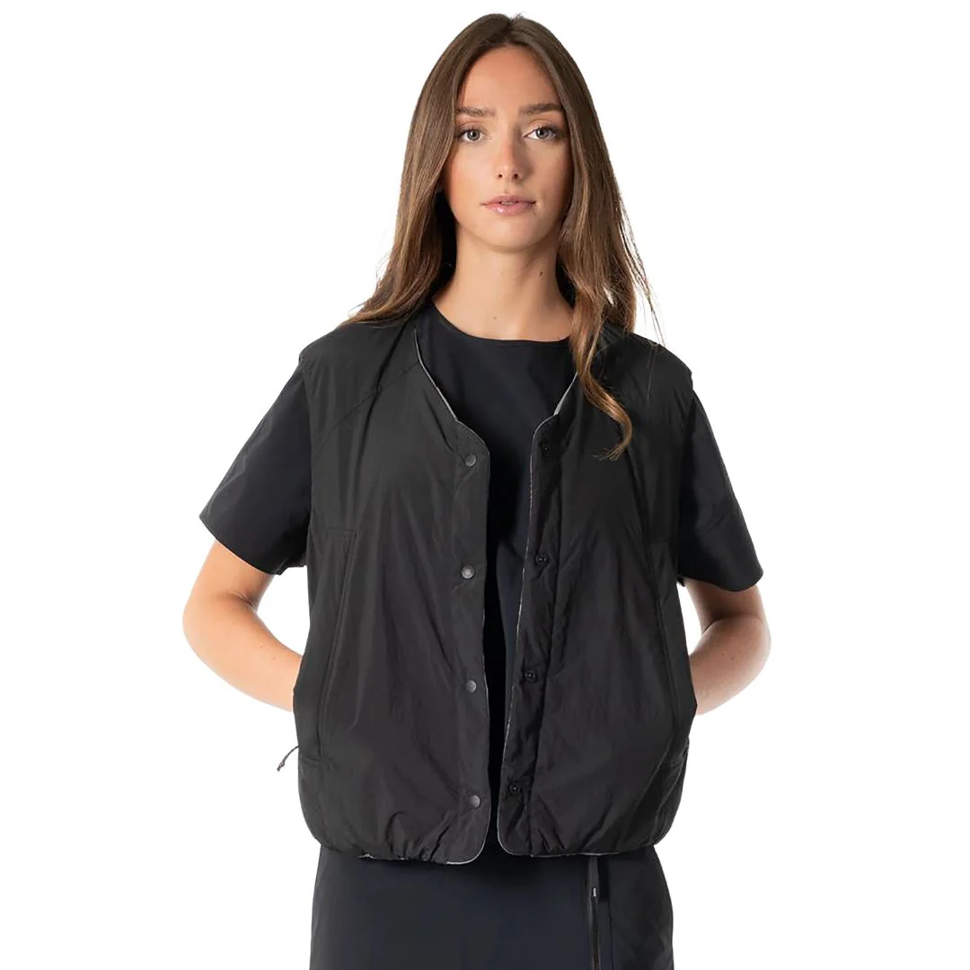 Water Repellent Reversible Padded Vest Jacket