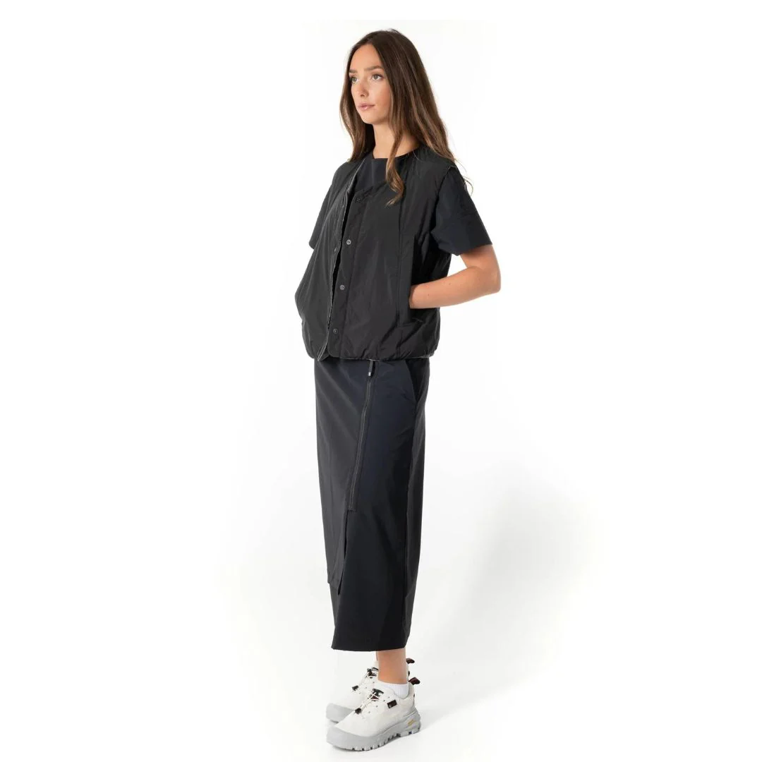 Water Repellent Reversible Padded Vest Jacket - Image 3