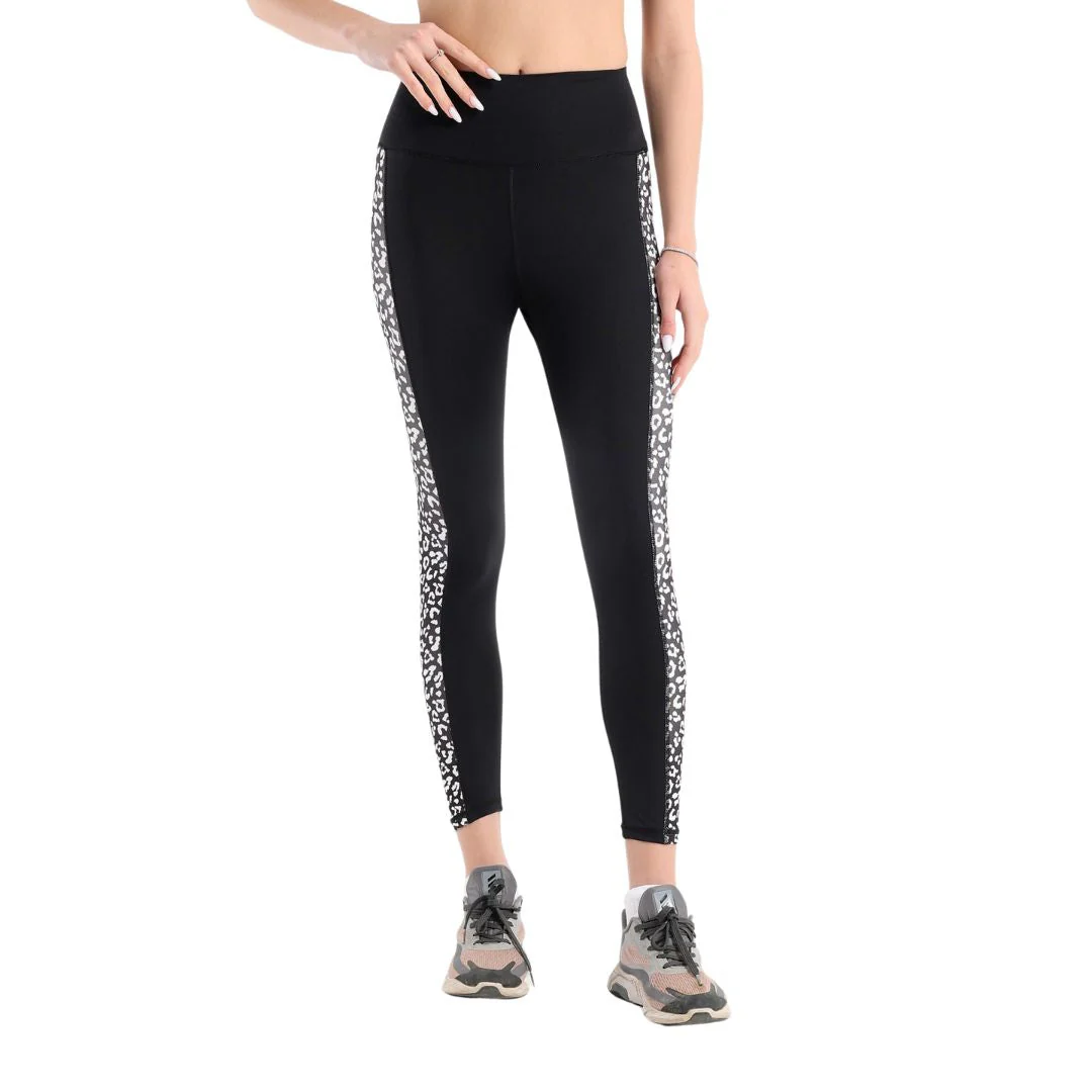 Side-panel leopard printed leggings - Image 2