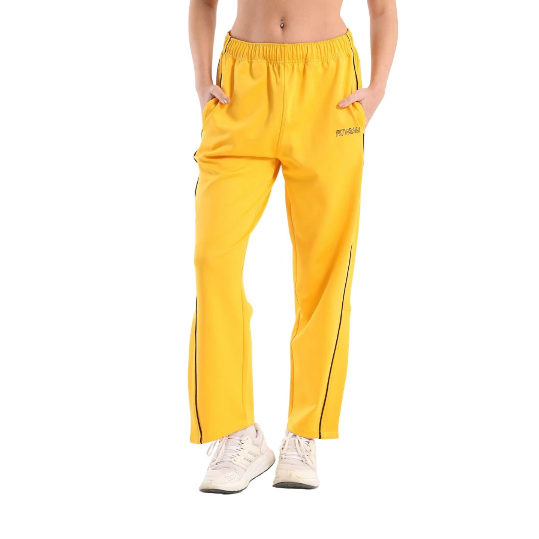 Classic side stripes sweatpants in yellow