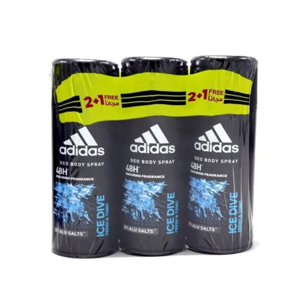 Ice Dive Deodrant Body Spray X3 (1+2) Free - Image 2