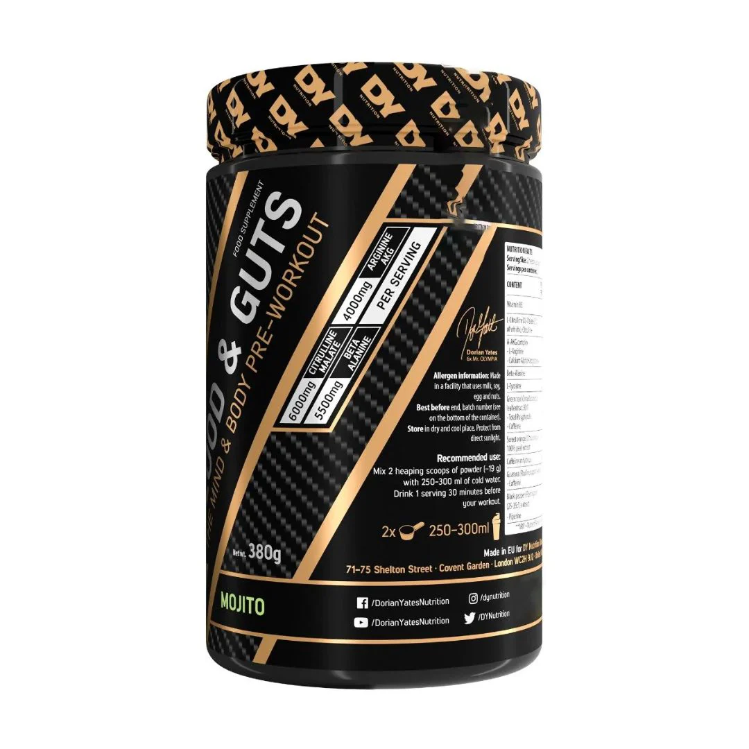 Blood & Guts The Mind & Body Pre-Workout 20Serv - Image 4