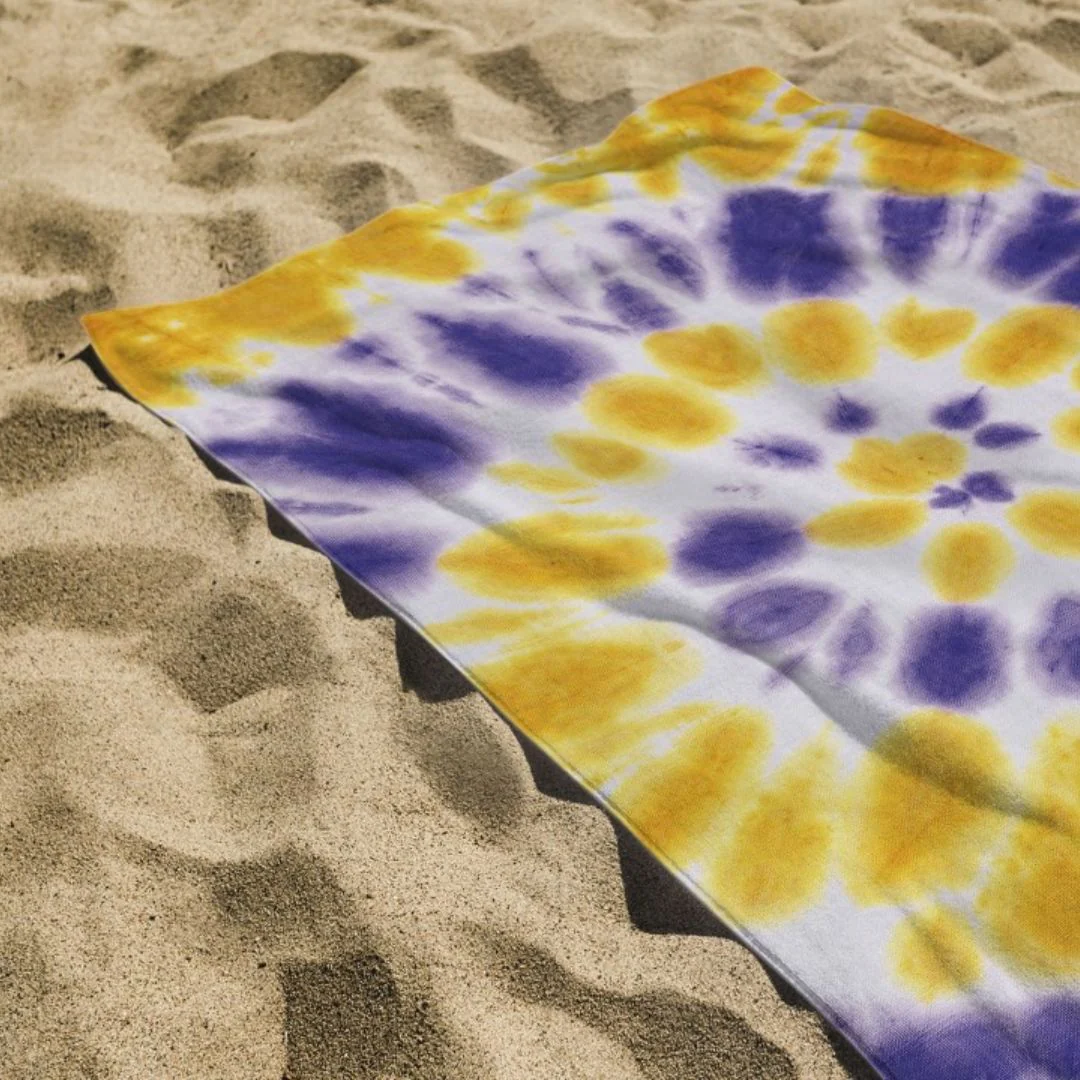 Printed Terry Microfiber Beach Towel - Image 2