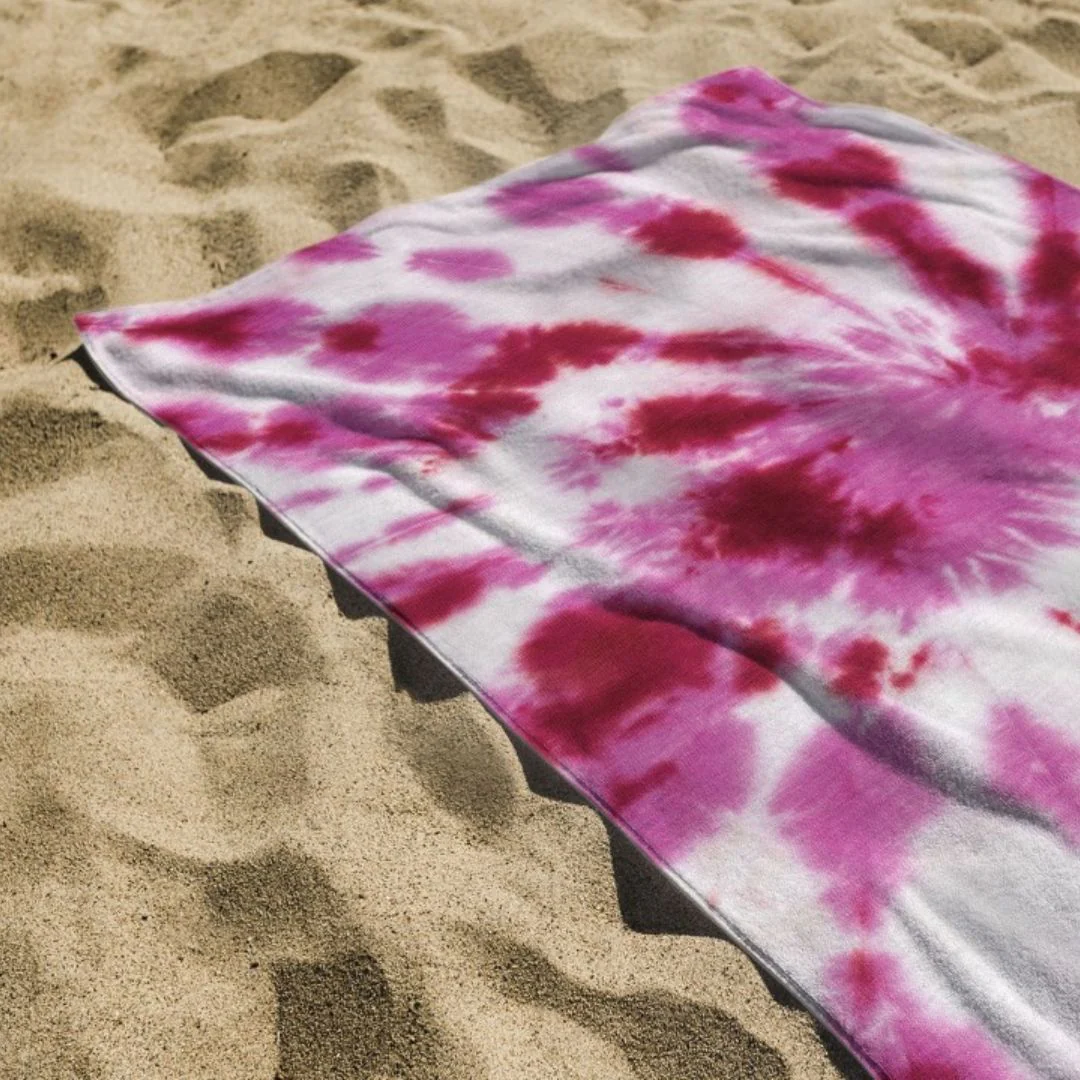 Printed Terry Microfiber Beach Towel - Image 2